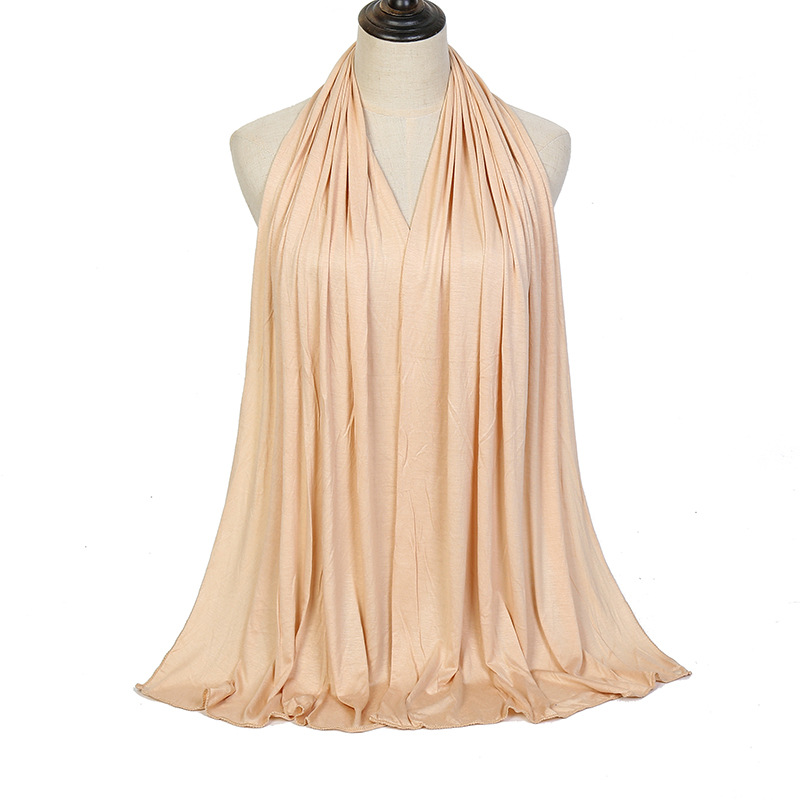 30 cores simples sólido modal camisa hijab feminino inverno elasticidade muçulmano xale cachecol maxi envoltório snood quente roubou foulards sjaal