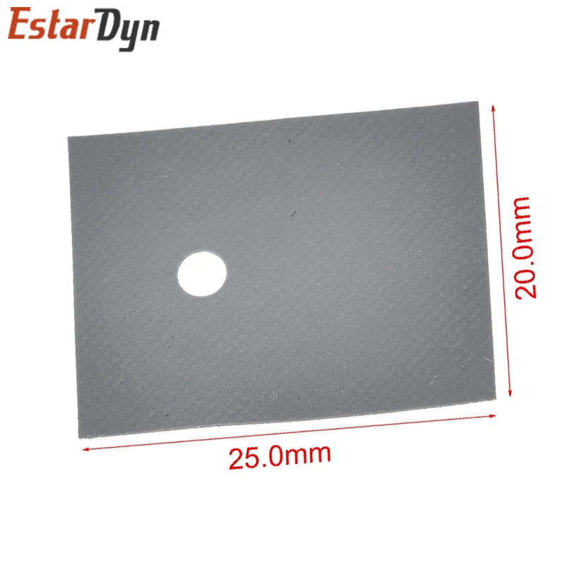 10 Chiếc Lớn TO-3P Đến-247 Tấm Silicon Miếng Lót Nồi Cách Nhiệt Silicon Lớp Phim Cách Nhiệt
