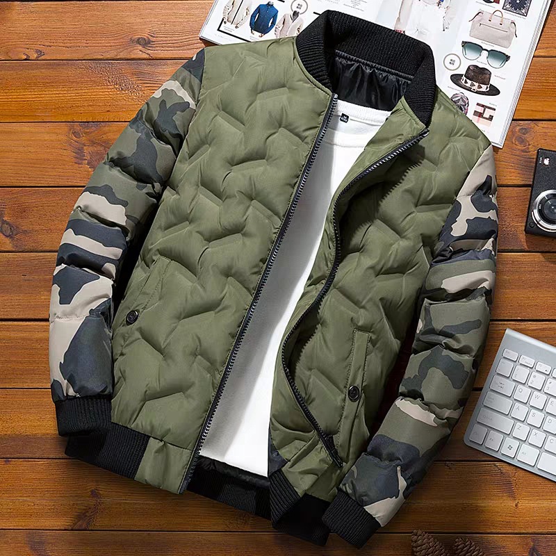 Mens Winter Jassen Bovenkleding Kleding Camouflage Bomberjack Mannen Windjack Dikke Warme Man Parka Militaire