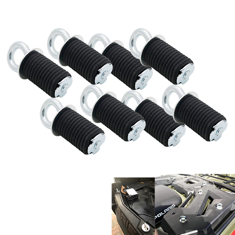 Para Polaris RZR 4pcs/8pcs/6pcs/set Amarrar Âncora Amarrar Âncoras Azul 570 900 ZR S 900 800 1000 XP Sportsman 110 400 450