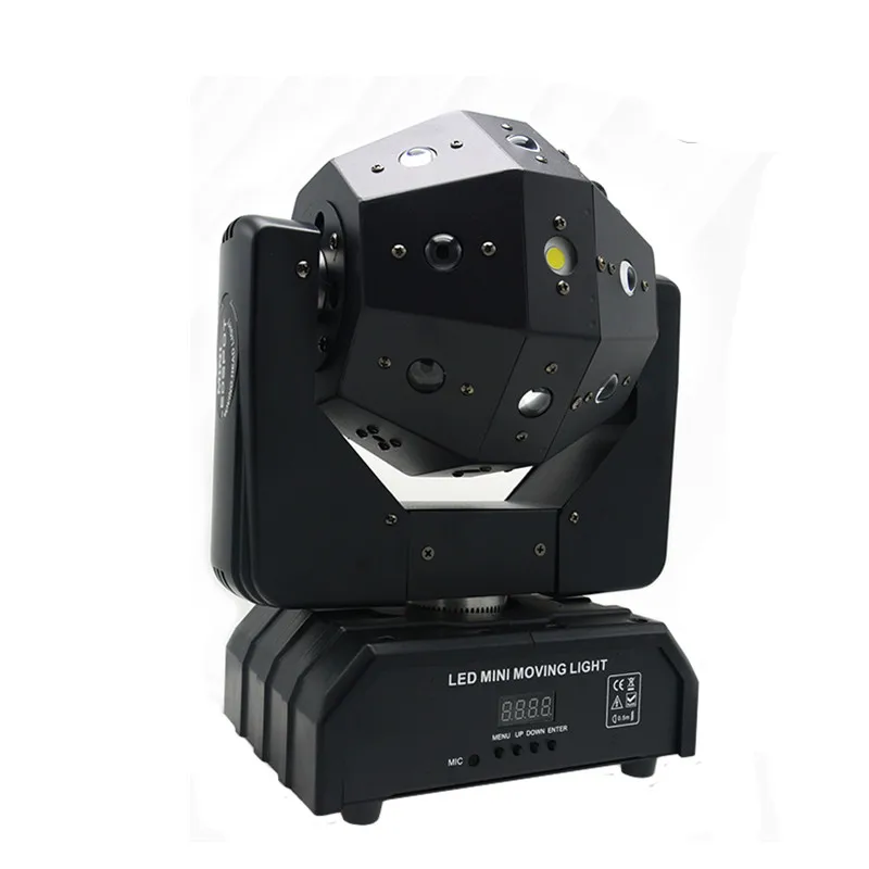 Professional DJ Disco Ball ไฟ LED ลําแสงเลเซอร์ strobe 3in1 หัวฟุตบอล light DMX ไนท์คลับ party แสดงแสงเวที