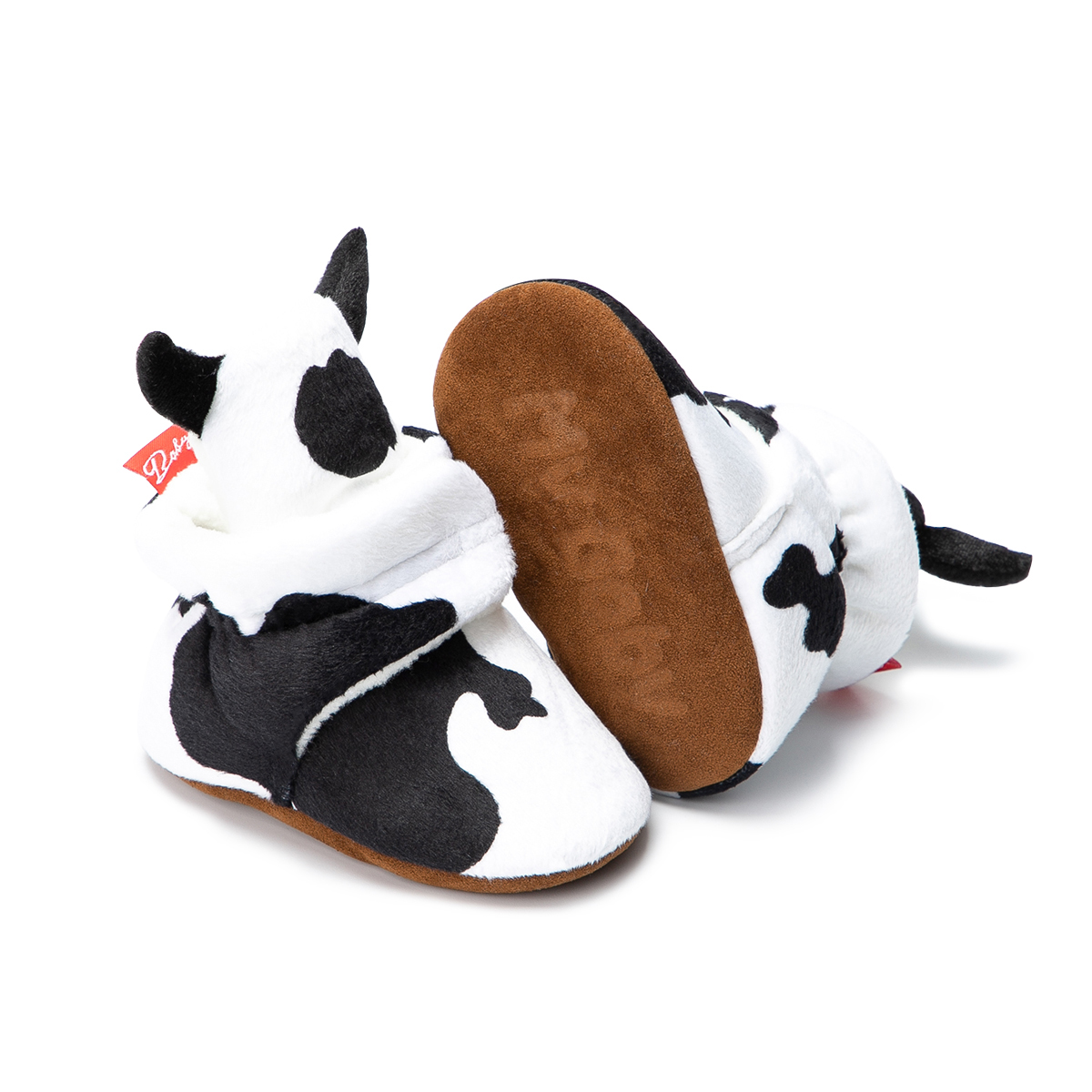 Kidsun bebê recém-nascido meias sapatos animais quentes infantil menino menina da criança primeiros caminhantes botas de algodão sola macia anti-deslizamento acessórios