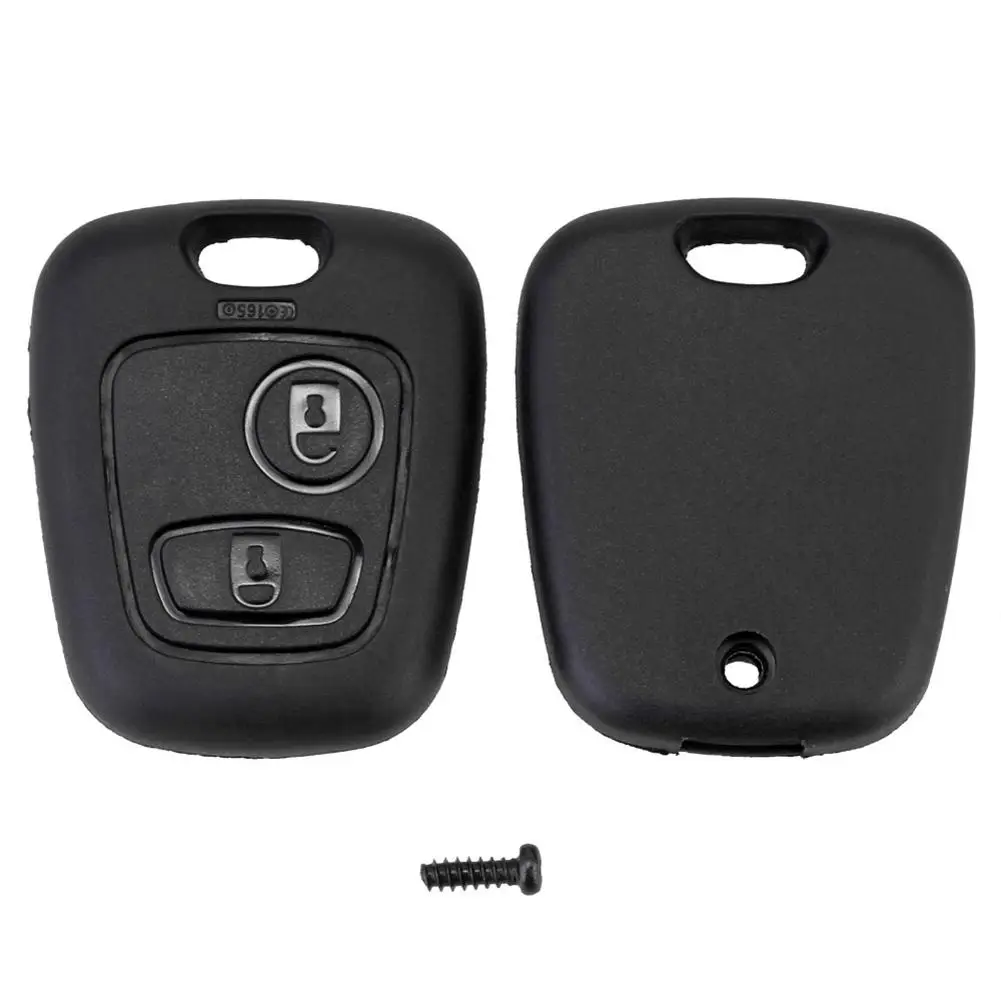 2 ボタン車のキーカバー Fob ケースシェル C1 C2 C3 C4 307 107 207 407