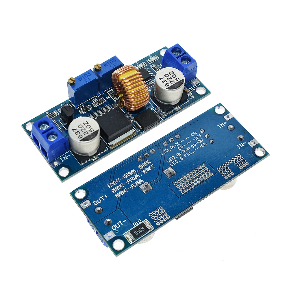 Ban đầu 5A DC DC CC CV Pin Lithium chức Bo Mạch Sạc LED Bộ Chuyển Đổi Nguồn Điện Lithium Sạc Chức mô đun XL4015
