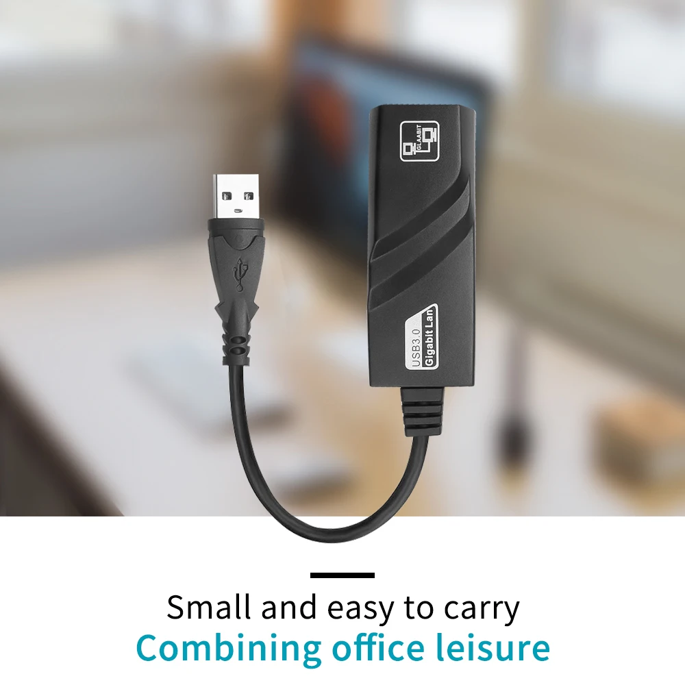 10/100/1000Mbps USB 3.0 Przewodowy adapter USB TypeC do Rj45 Lan Ethernet RTL8153 Karta sieciowa do komputera Macbook Windows Laptop