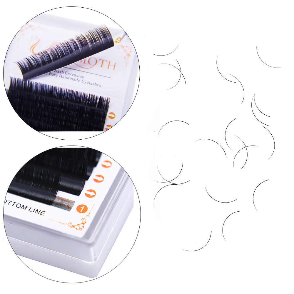 Chất Lượng Cao 16 Hàng Độ Dày 0.03 Đến 0.20 Giả Chồn Lông Mi Cá Nhân Mi Mi Mềm Mại Cây Nối Mi Lông Mi Giả