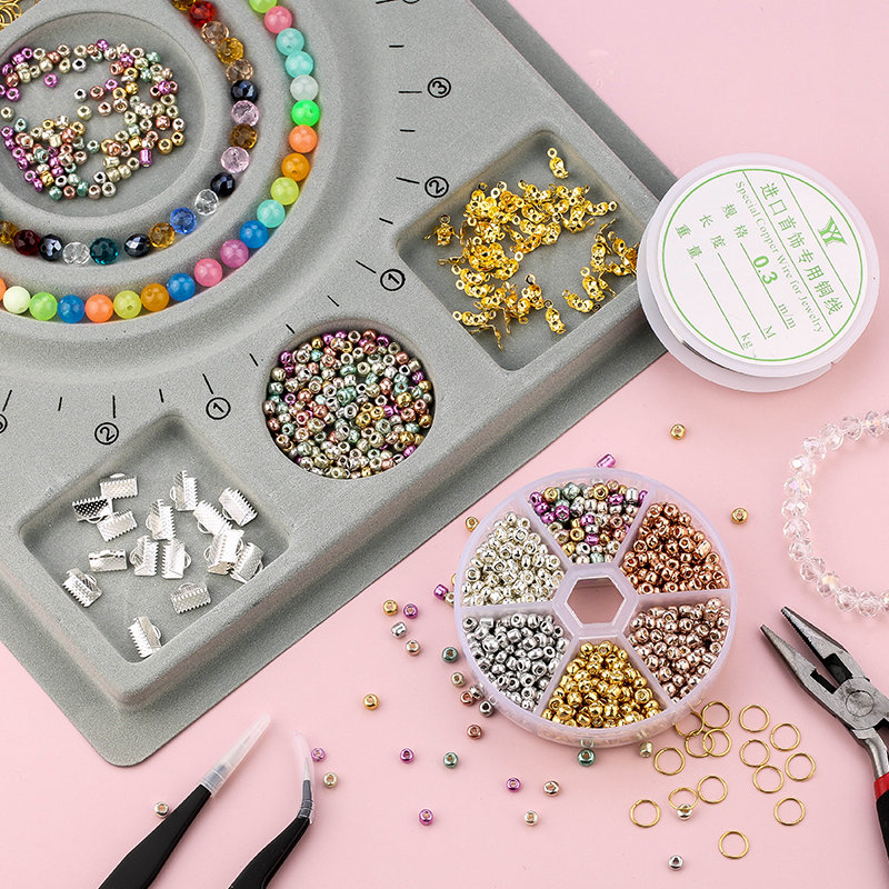 Flocado Bead Board para Fazer Jóias, Pulseira e Colar, Beading Acessórios, Ferramentas de Medição, Design, DIY Craft Tool, 1PC