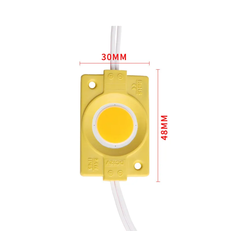 LED-Modul 12V Cob Licht Werbung Design Zeichen Hintergrund beleuchtung Shop Banner wasserdicht IP65 weiß rot grün blau gelb rosa 10 stücke
