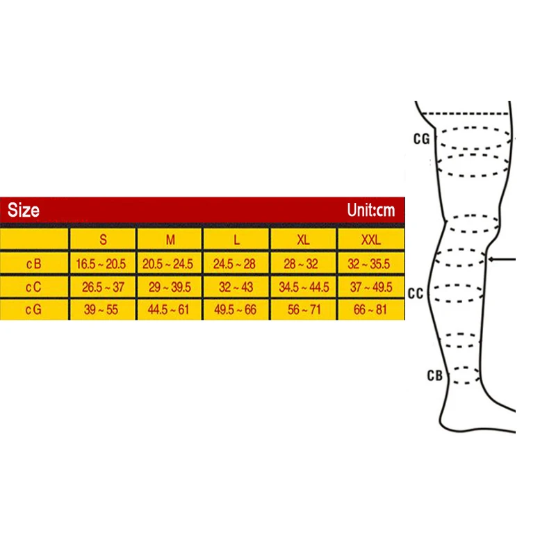 Calcetines de compresión S-XXL, calcetines de compresión para venas varicosas, calcetines para montar en pantorrillas, calcetines elásticos con punta abierta hasta la rodilla