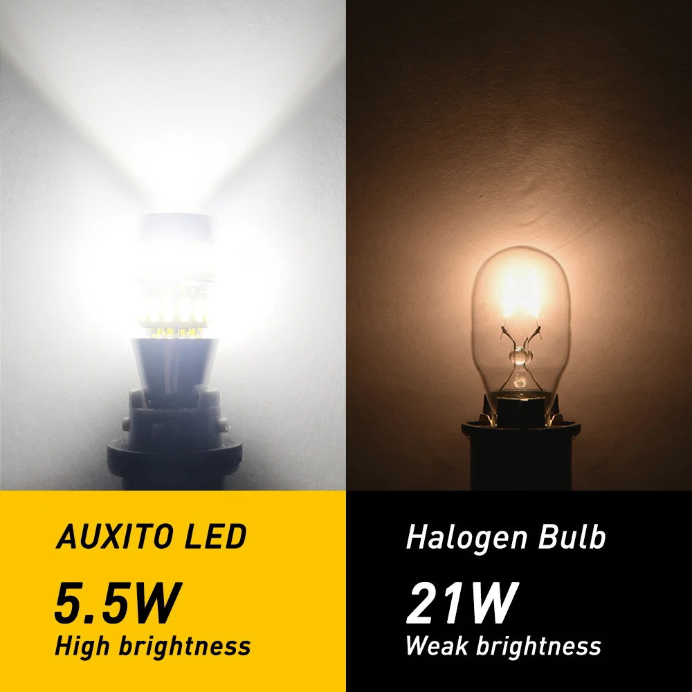 AUXITO 2 uds 2000LM T15 lámpara de luz LED W16W LED Canbus sin Error 4014 42-SMD 912 921 bombilla luz de marcha atrás de respaldo de coche lámpara automática 6000K