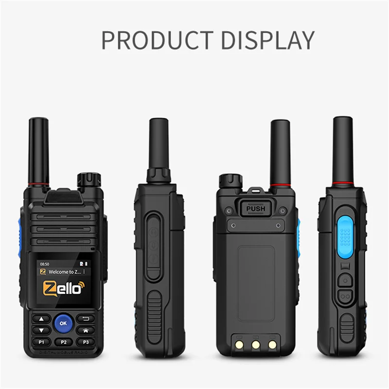 Echt Ptt Radio Lange Palette Transceiver Realptt & Zello Walkie Talkie 4G Poc Radio WIFI GPS Radio Android Walkie talkie 5000km