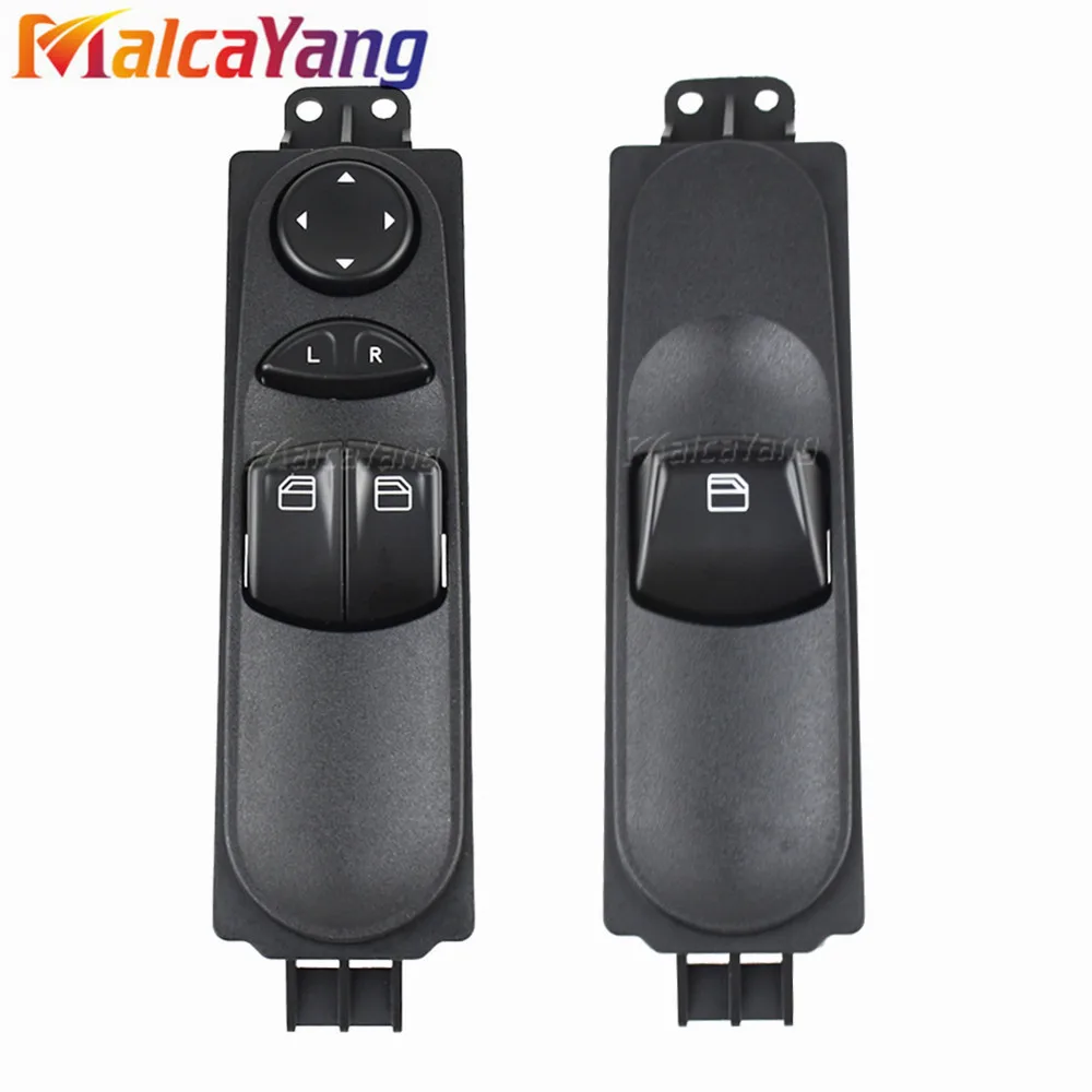 Dành Cho Xe Mercedes -Benz W639 Vito Mixto Kasten 2003-2015 Trước Bên Trái & Trước Bên Phải Đổi Nguồn Cửa Sổ Công Tắc tay Cầm Nút