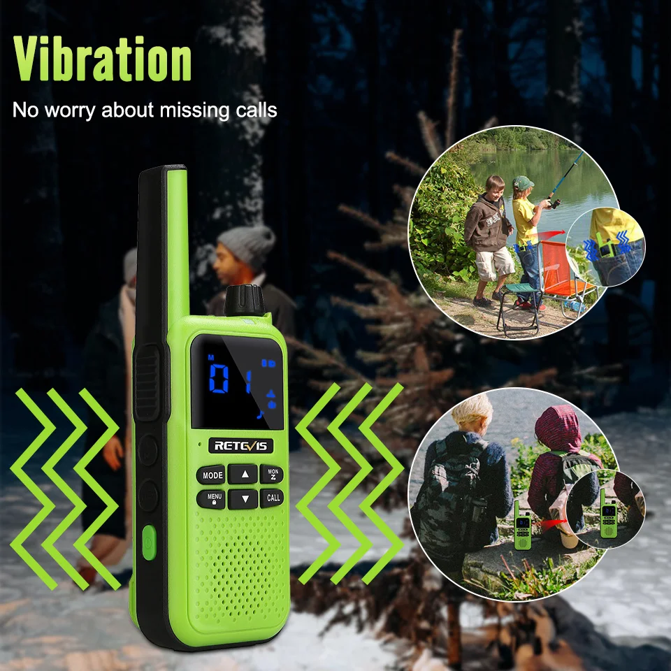 Retevis RA619 Walkie Talkie Wiederaufladbare Zwei-weg Radio Empfänger PMR für Motorola Bluetooth-Kompatibel Walkie-talkies für jagd