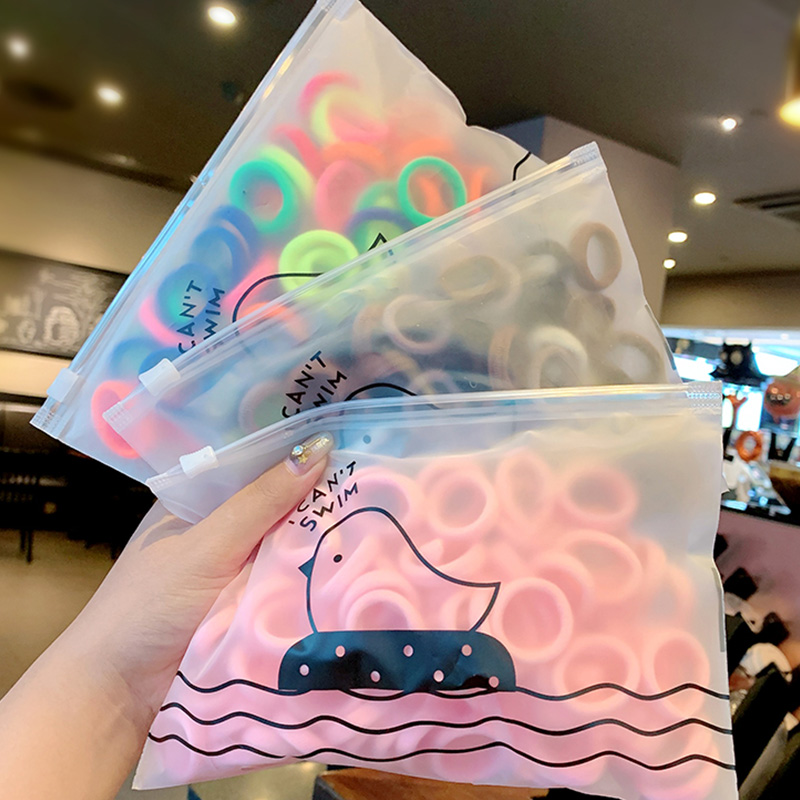 50/100 Cái/bộ Bé Gái Nhiều Màu Sắc Nylon Nhỏ Thun Cột Tóc Trẻ Em Đuôi Ngựa Giá Đỡ Scrunchie Đầu Tóc Trẻ Em Phụ Kiện