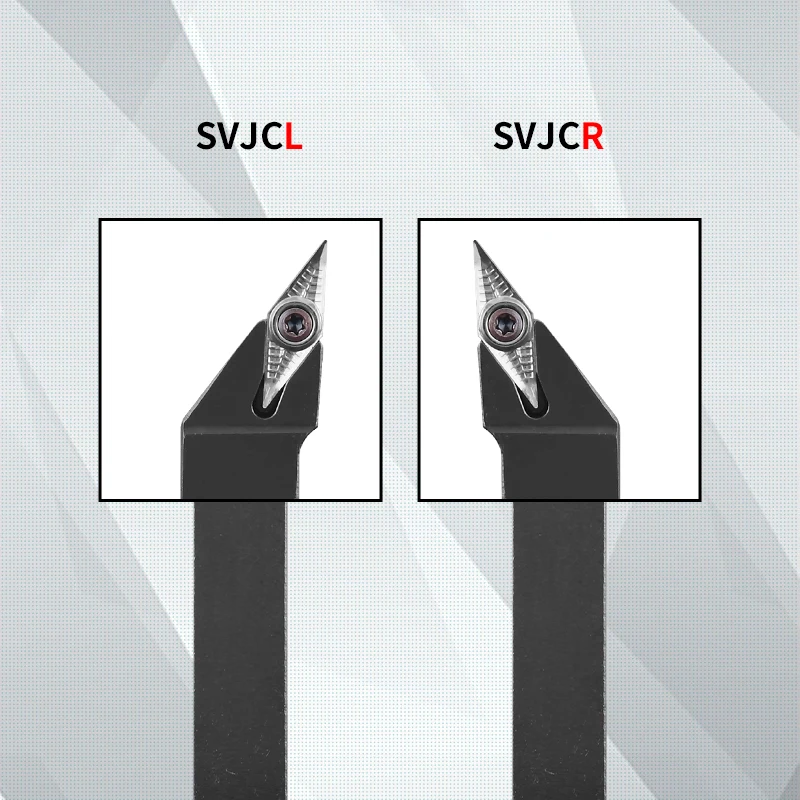 SVJCR/L lathe cutter External Turning Tool Holder SVJCR1212H11 SVJCR1616H16 SVJCL2525M16 carbide inserts VCMT/VCGT CNC tools