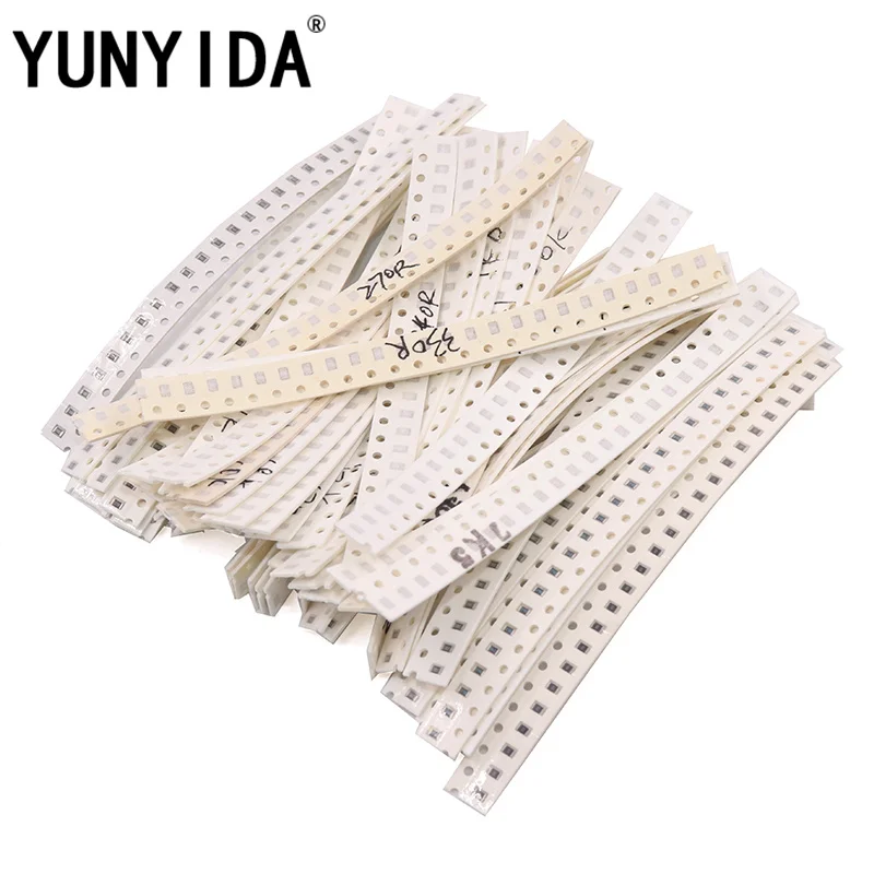 0805 SMD Resistor Kit Assorted Kit 1ohm-10M ohm 1% 60valuesX 25pcs=1500pcs Sample Kit