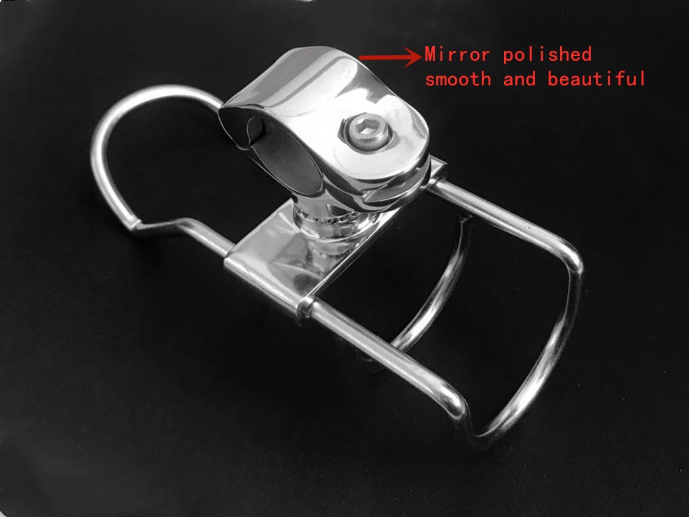 Pince montée sur Rail en acier inoxydable sur support de canne, Double fil pour bateau de pêche, Kayak