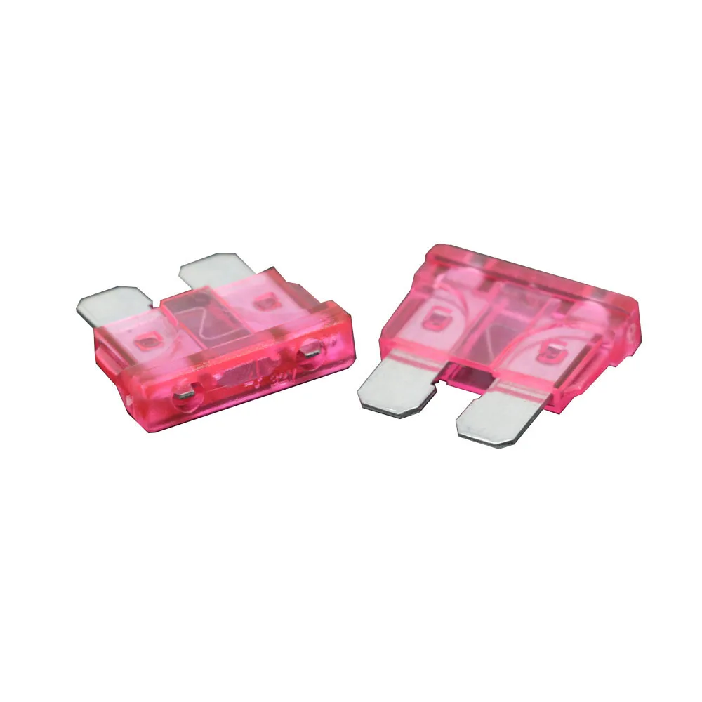 10 Cái Trung Bình Tiêu Chuẩn Cầu Chì Lắp Kẽm Chân 1A 2A 3A 5A 7.5A 10A 15A 20A 30A 40A 50A tái Trang Bị Cho Xe Hơi Xe Tải