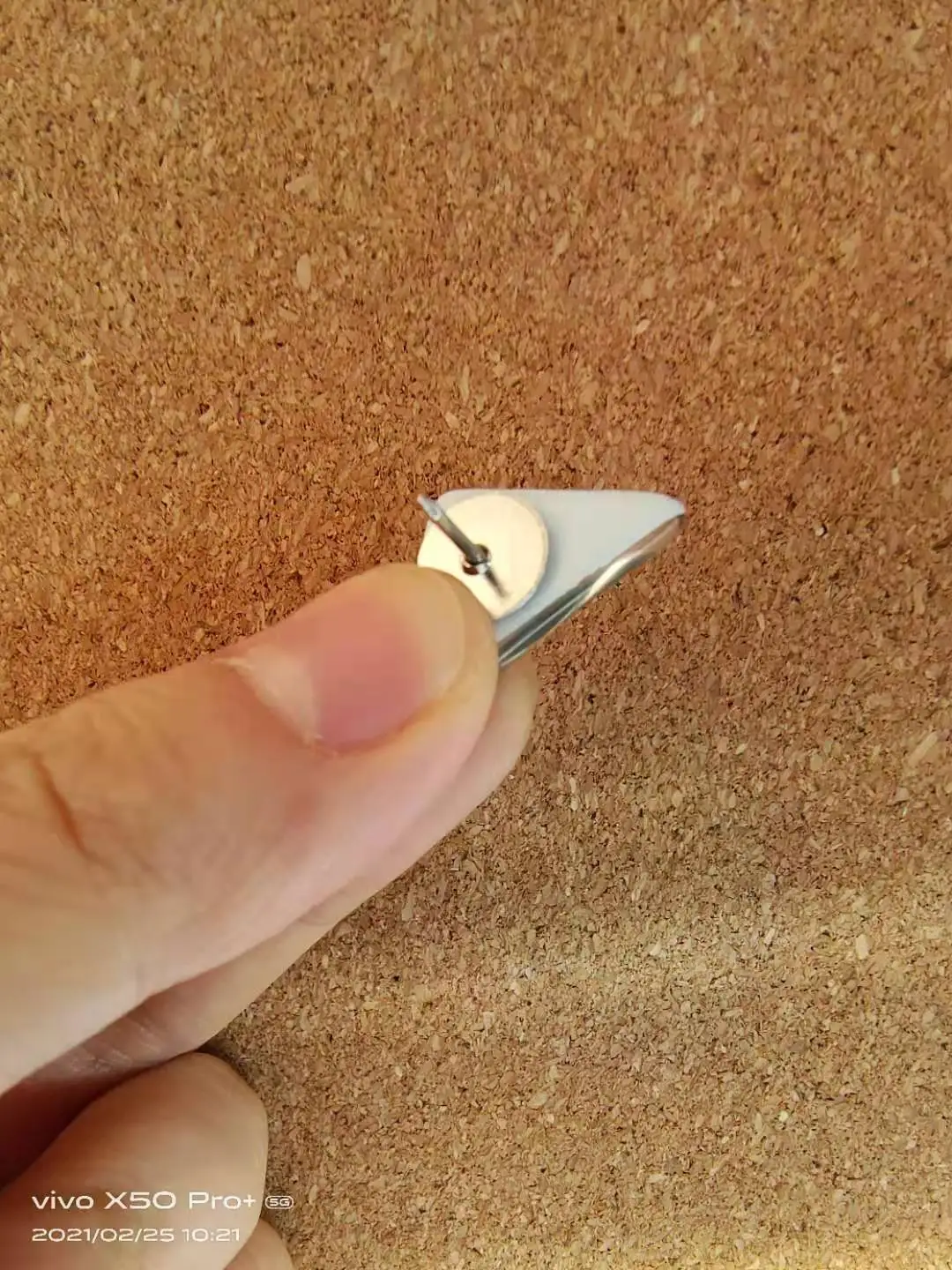 Tinh Tế Đóng Hộp 20 Chiếc Màu Rằn Ri Nâu Đất Kính Không Đều Pushpin Từ Tủ Lạnh Công Sở Dễ Thương Tin Nhắn Miếng Dán