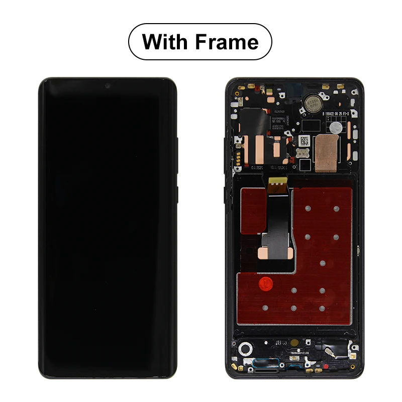 AMOLED สําหรับ HUAWEI P30 Pro จอแสดงผล VOG-L04 VOG-L09 VOG-L29 VOG-TL00 Touch Screen Digitizer อะไหล่ทดแทนสําหรับ P30 Pro LCD