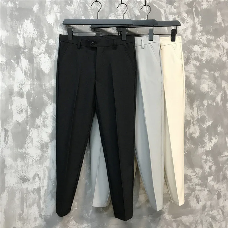 Sommer neue männer hosen, beiläufige hosen, dünne und atmungs Koreanische version von schlank neun-punkt hosen beiläufigen klassischen männer der marke