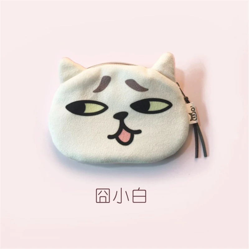 Mèo Hoạt Hình Đồng Xu Ví Nữ Ví Nhỏ Động Vật Dễ Thương Đựng Thẻ Khóa Túi Túi Tiền Cho Bé Gái Nữ Ví Trẻ Em trẻ Em