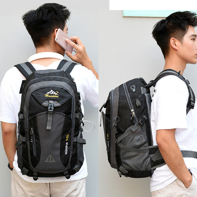 Mochila antirrobo impermeable para montañismo, bolsas deportivas para montar en bicicleta, mochilas de viaje para acampar al aire libre, bolsa de escalada y senderismo para hombres