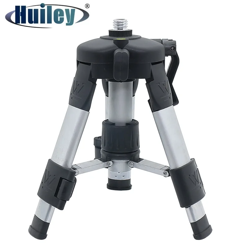 Trípode de Metal ajustable en altura para nivel láser, rosca de montaje de 5/8 pulgadas, 24-41cm, línea de soporte de aleación de aluminio, accesorios láser