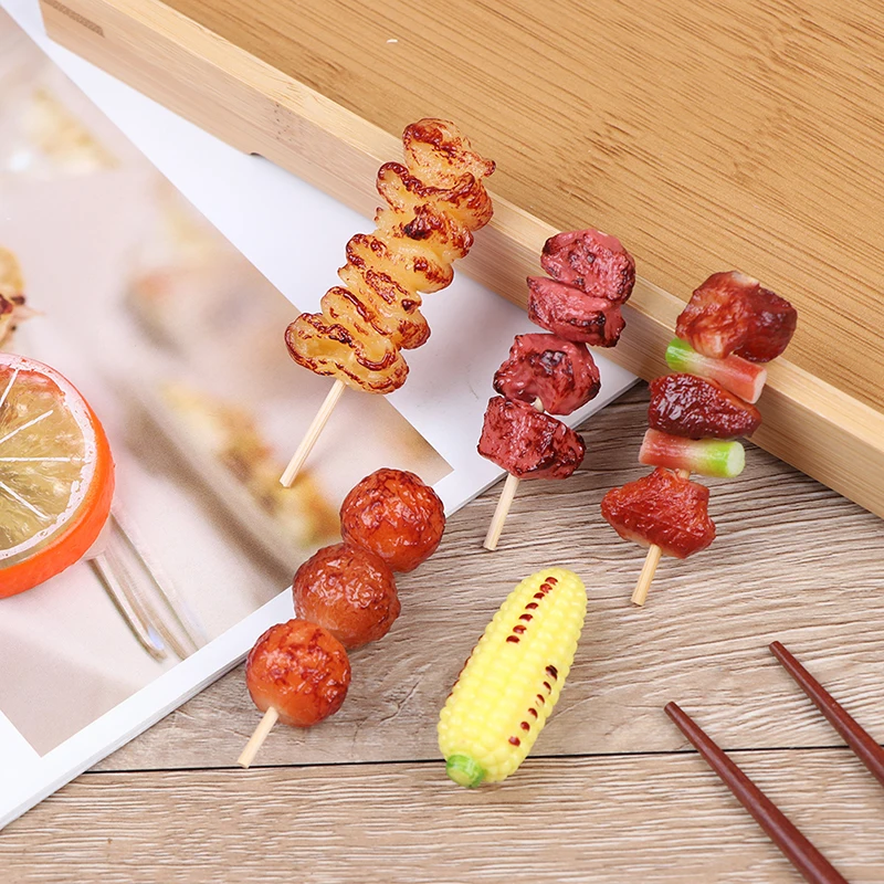 1 Máy Tính Mini Giả Vờ Chơi Thực Phẩm Đồ Chơi Mô Phỏng BBQ Thu Nhỏ Cho Nhà Búp Bê Trang Trí Bếp Hàng Thủ Công Đồ Chơi Dành Cho Trẻ Em