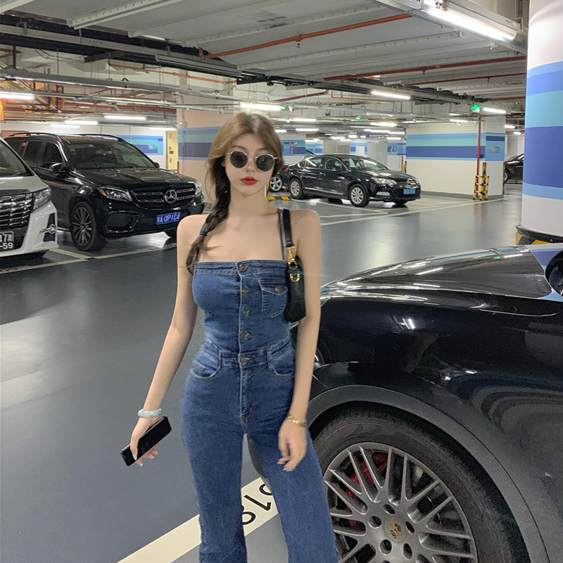 TIYIHAILEYจัดส่งฟรีแฟชั่นกางเกงผู้หญิงกางเกงตรงกางเกงยีนส์กางเกงJumpsuitและRompers S-3XLเซ็กซี่