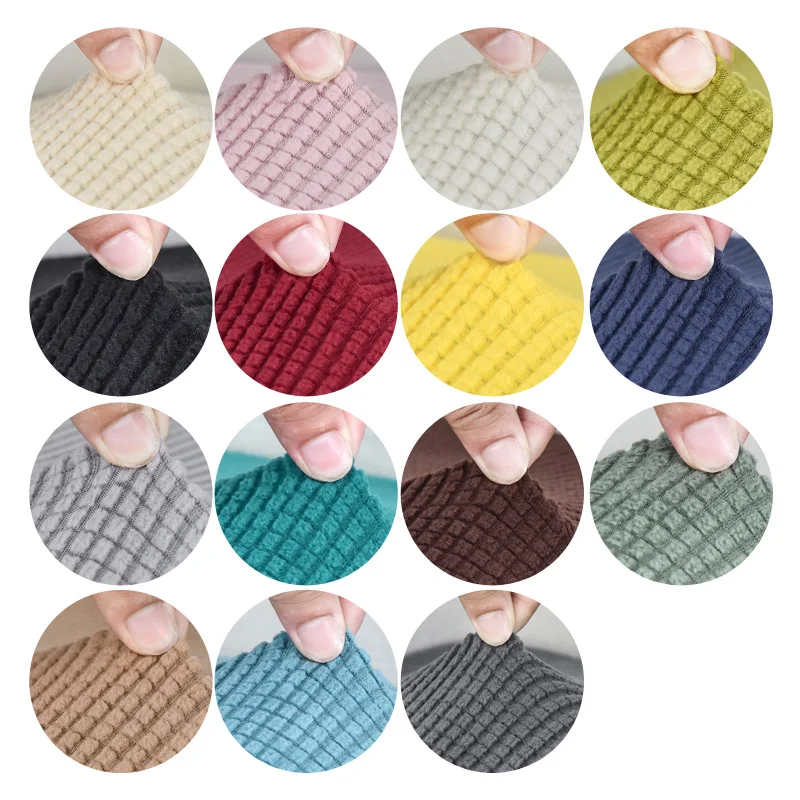 Funda de sofá elástica gruesa de Color sólido, Protector para sala de estar, funda para sofá para niños, cojín para asiento, lavable y extraíble, 1 Uds.