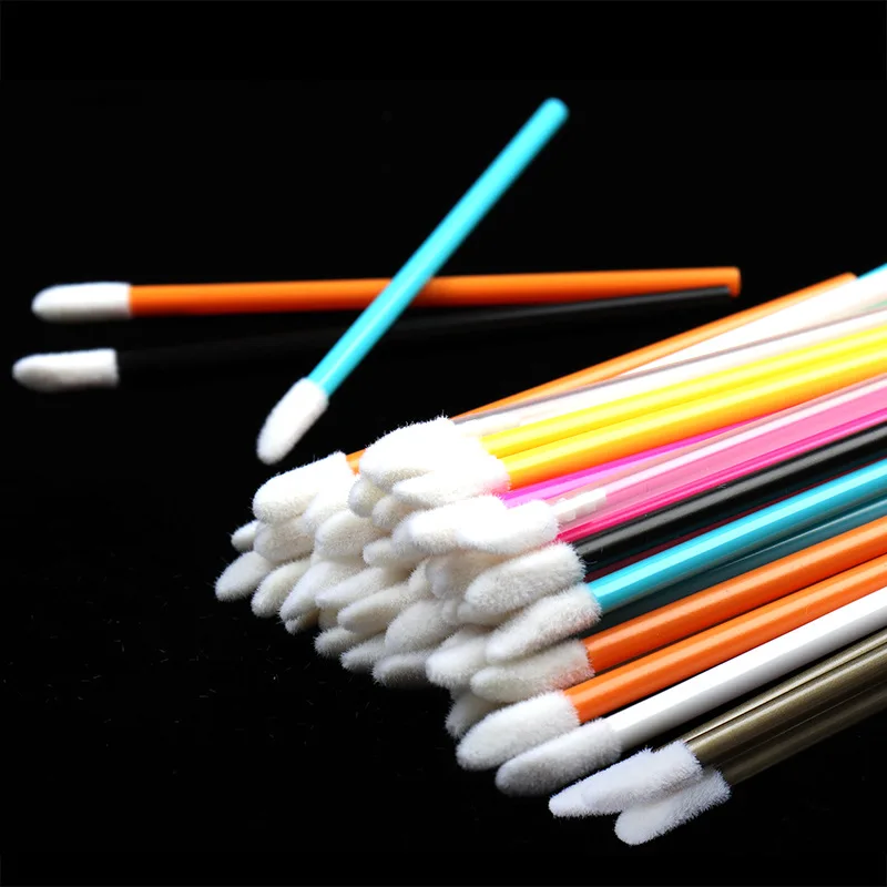 Bộ 50 Lần Trang Điểm Son Bóng Bàn Chải Son Môi Bóng Hoa Dây Applicator Rỗng Môi Cọ Mỹ Phẩm Xách Tay Dụng Cụ Làm Đẹp