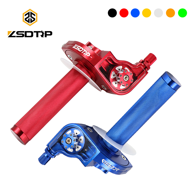 ZSDTRP 22mm Universal CNC Aluminium Beschleuniger Gas Twist Griffe Lenker Für Motorrad Moped Roller Fahrrad M10 * 1,5