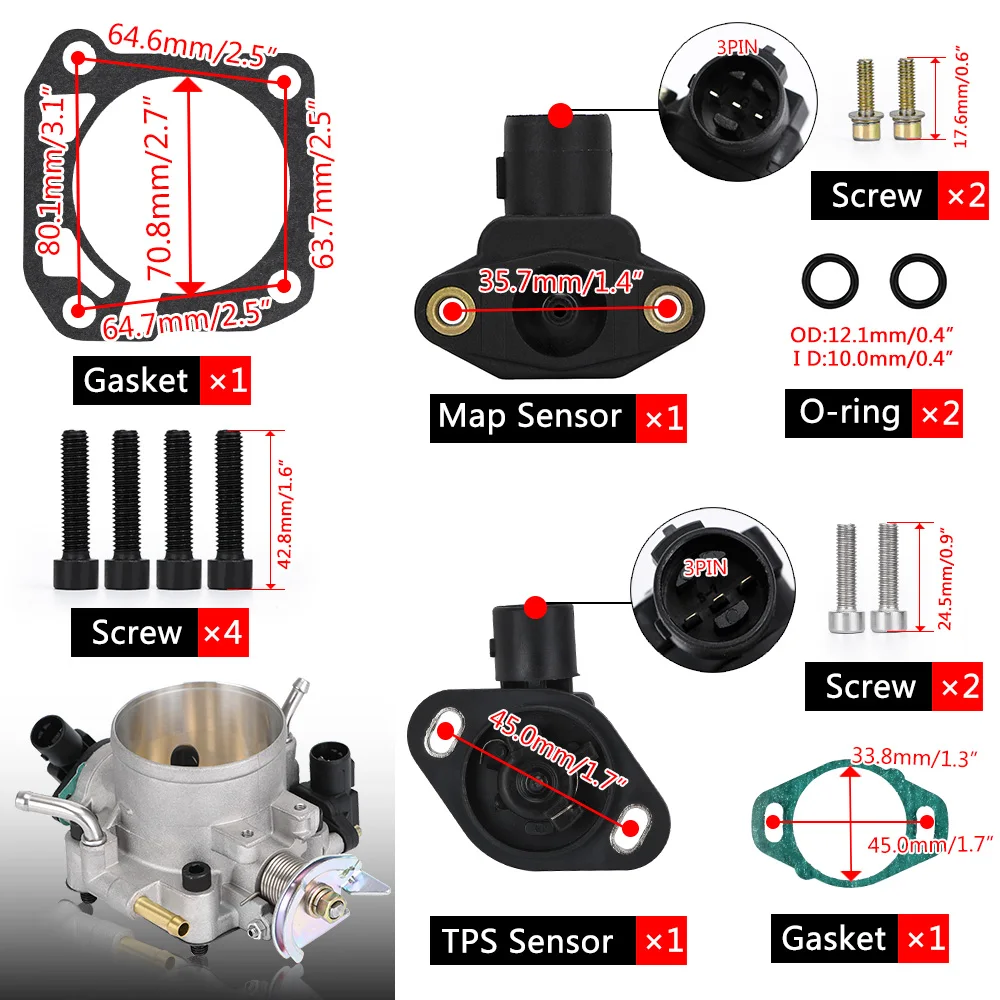 Manopla de admissão de alumínio e prata, 70mm, corpo do acelerador para honda b16 b18 d16 f22 b20 d/b/h/f eg ek h22 pqy6959
