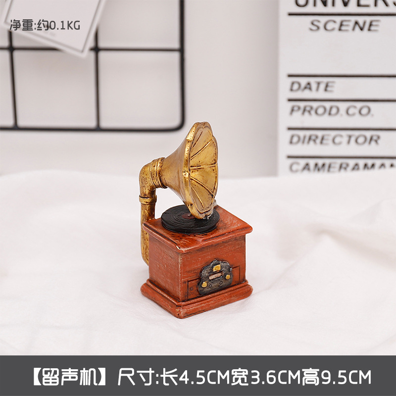 Newborn Photography Props, Retro Nostálgico, Mini Resina Criativa, Câmera Telefone, Acessórios Photo Studio, Novo