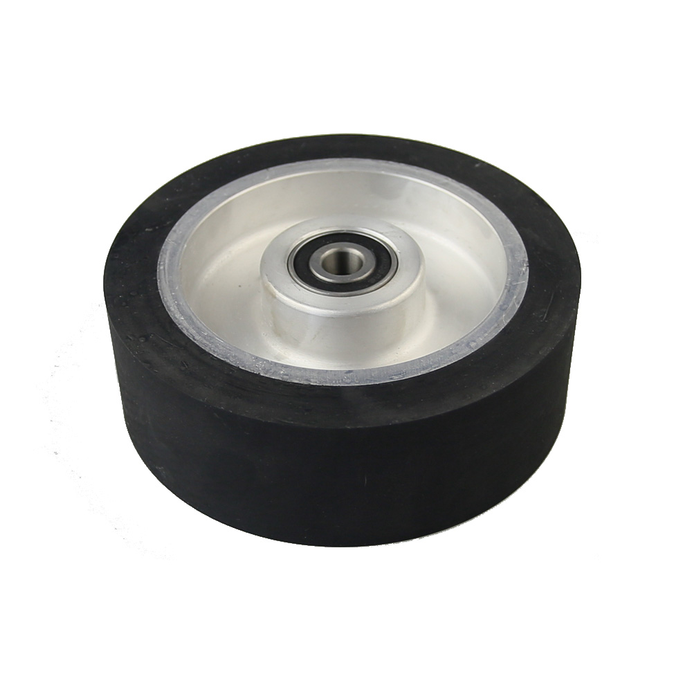 Dia. 50mm - 200mm Smooth Rubber Contact Wheel Belt Grinder Parts
