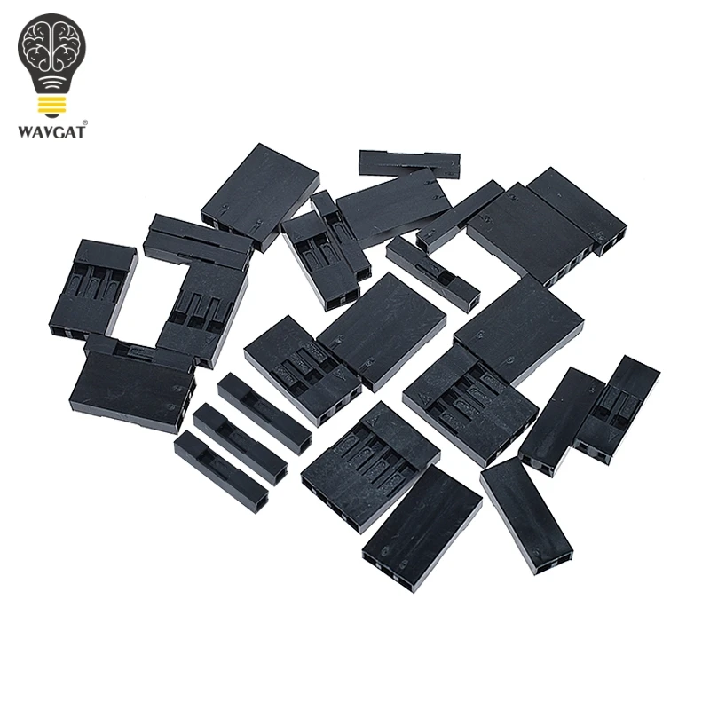100 Chiếc Bật Lửa Dupont Đầu 2.54Mm 1X 1P 2P 3P 4P 1X1P 1X2P Dupont Vỏ Nhựa pin Đầu Kết Nối Dây Nhảy Dây Cáp Nhà Ở Cắm Nữ