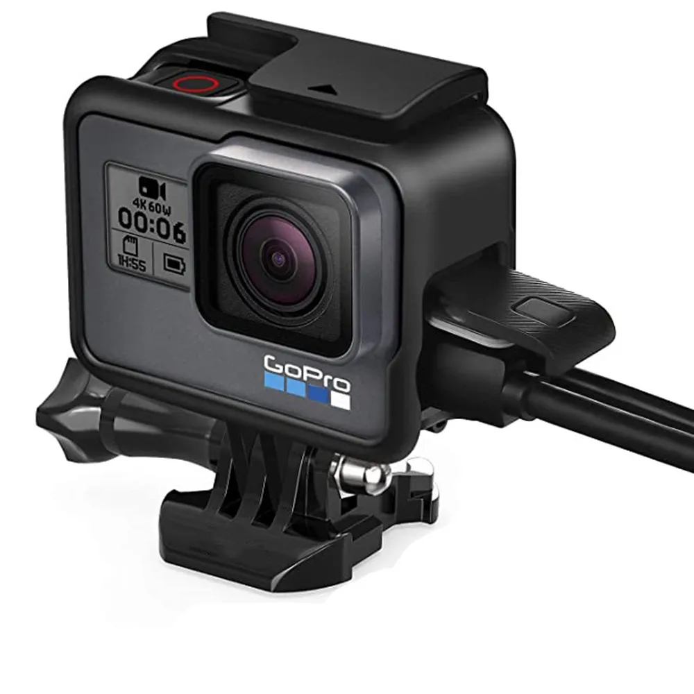 Für GoPro Zubehör GoPro Hero 7 6 5 Schutzrahmen Fall Camcorder Gehäuse Fall Für GoPro Hero 5 6 7 Schwarz Action Kamera