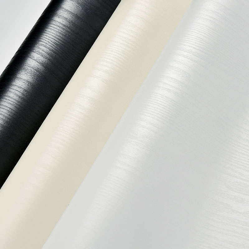 Pegatinas de escritorio, papel tapiz de mesa de grano de madera blanco, autoadhesivo, impermeable, a prueba de aceite, muebles de armario de escritorio, película de renovación de PVC