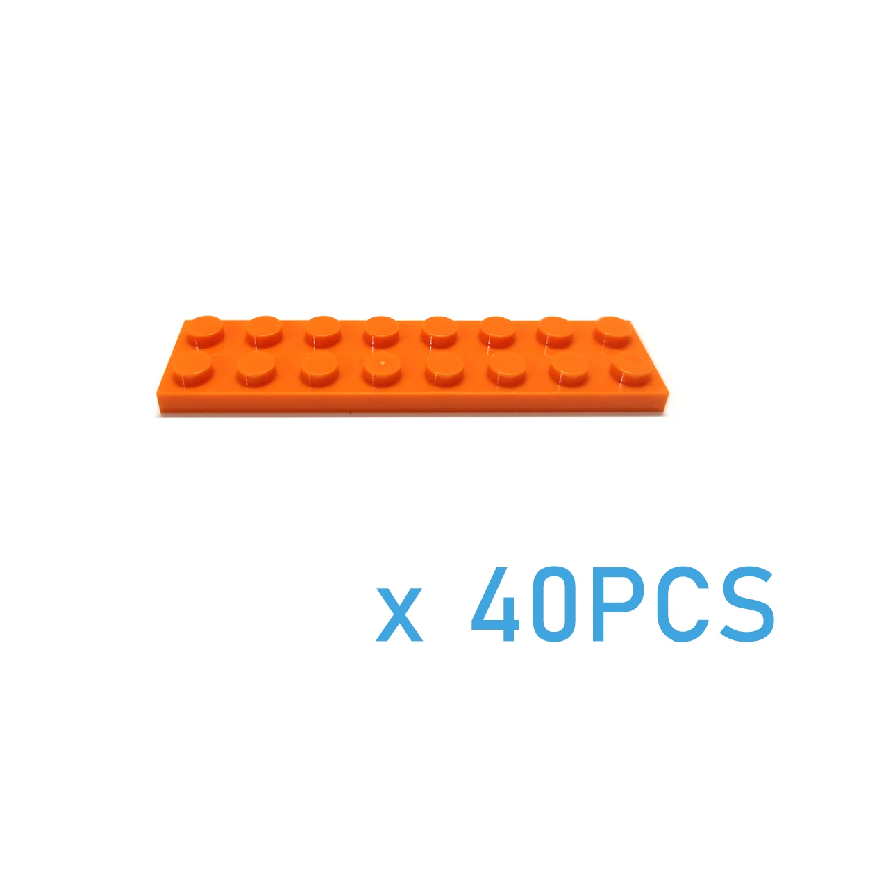 40Pcs DIY Xây Dựng Khối Mỏng Hình Gạch 2X8 Chấm 13 Màu Sắc Giáo Dục Sáng Tạo Kích Thước Tương Thích Với 3034 đồ Chơi Cho Trẻ Em