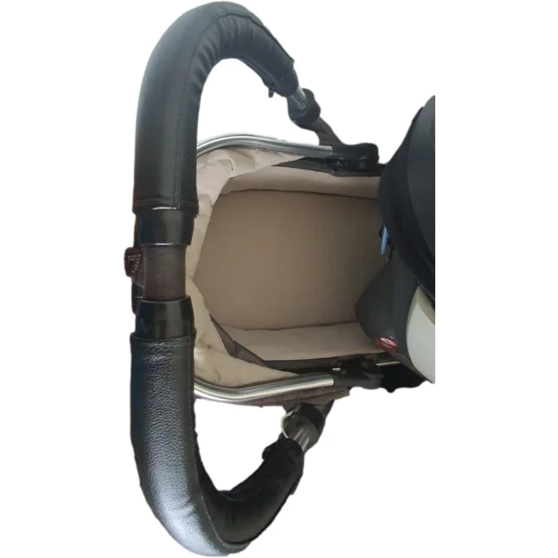 เด็กหนังกันชนสําหรับ Mamas & Papas urbo 2 รถเข็นเด็ก Pram Handle กรณีพนักพิงป้องกันอุปกรณ์บาร์