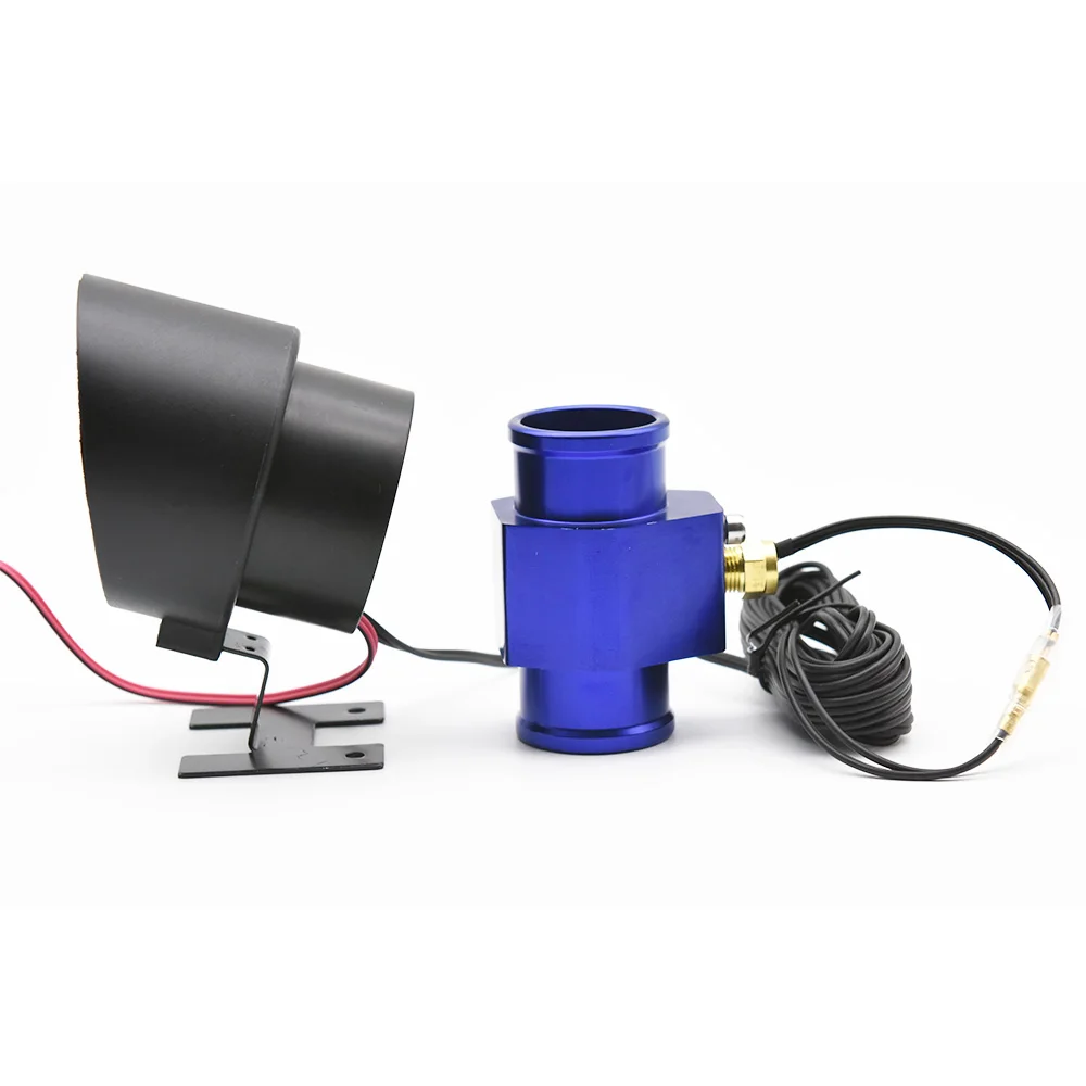 Medidor de temperatura da água do carro-10-110 celsius com sensor de tubo comum de temperatura da água 28mm 34mm adaptador 1/8npt sensor voltímetro 2 em 1