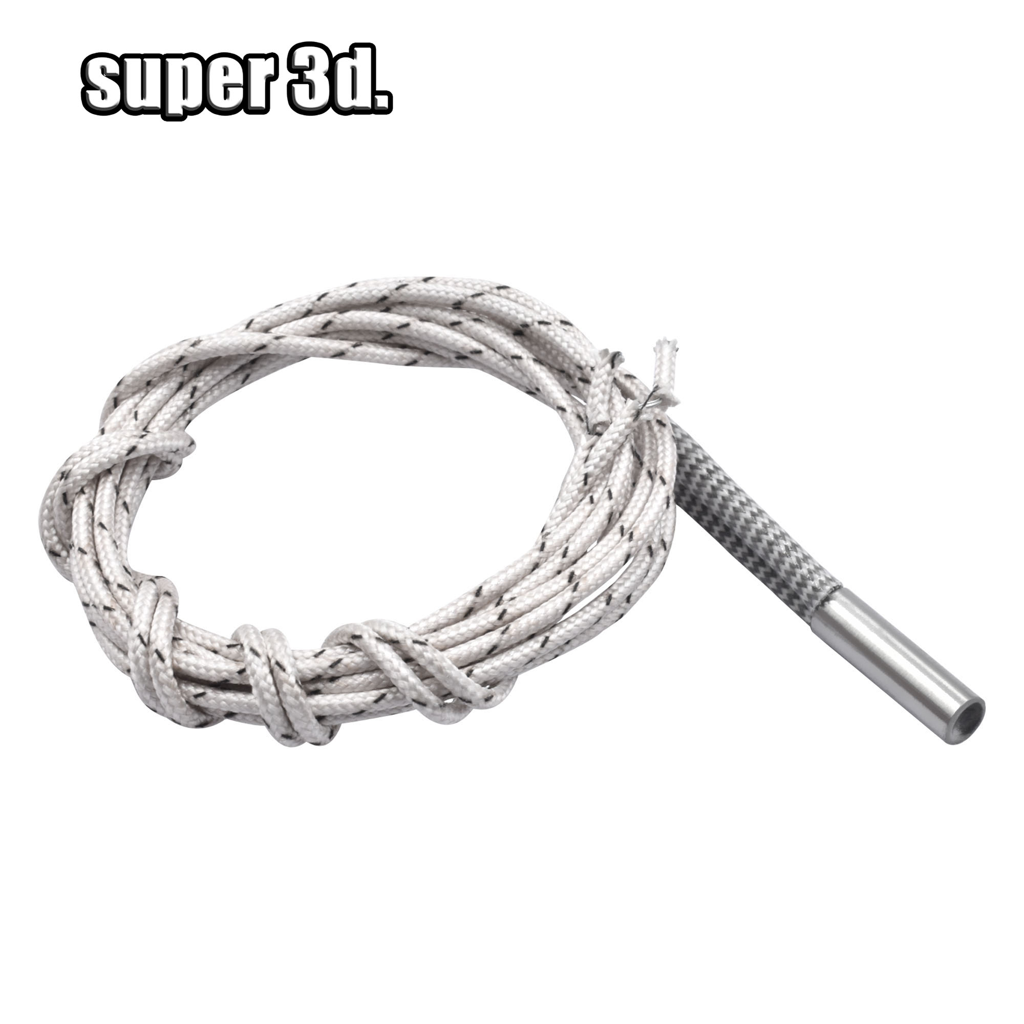 Calentador de cartucho cerámico de 12V/24V, 40W, 50W, 6x20mm, Cable de 1M /2M, cabezal de impresión para impresora 3D, calentador de Inducción, elemento de tubo calefactor