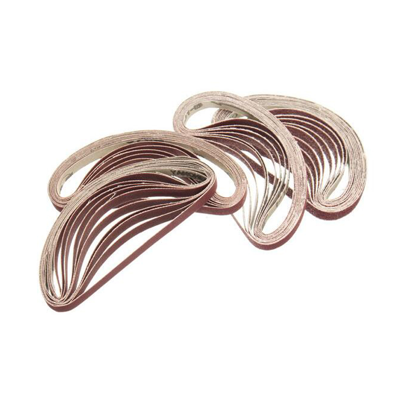10 Chiếc 330*10Mm 40/60/80/100/120 Nhám Nhám Nhám Thắt Lưng Nhám Mài Đánh Bóng dụng Cụ