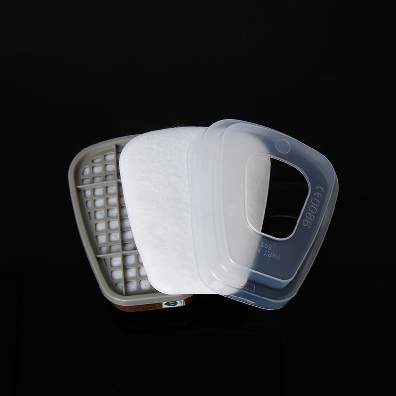10pcs 5N11 Cotton Filters Replaceable Filters KN95 Thickened Dustproof Cotton For 6200/7502/6800 Gas Dust Mask Accessories