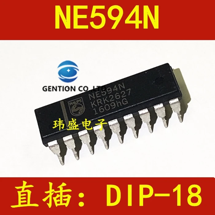 10PCS  NE594 NE594N DIP-18 in stock 100% new and original
