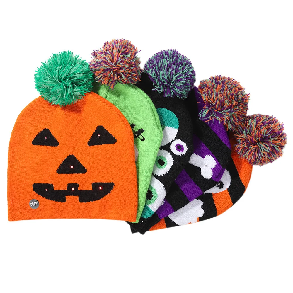 Halloween Mới Của Đèn Nón Len, Đầu Lâu, Ma, Đèn Nắp, con Trưởng Thành Của Nón Dự Tiệc Cung Cấp