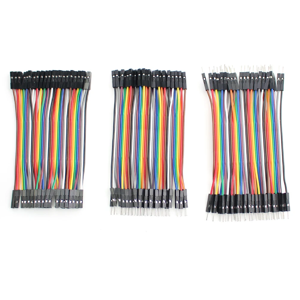 20-120 Chiếc Bật Lửa Dupont Dây 20CM Đực + Nữ Cho Nữ Và Nam Để Dây Cáp tự Làm Điện Tử Dây Bo Mạch Dây Nhảy Dây