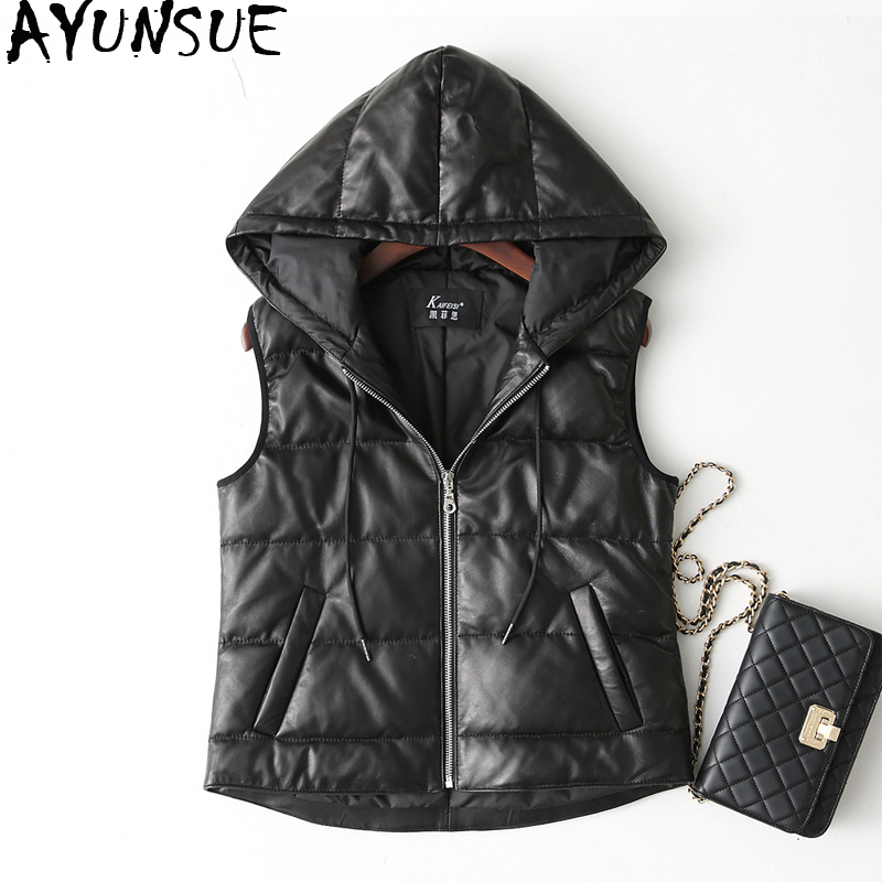 AYUNSUEของแท้หนังเสื้อแจ็คเก็ตผู้หญิง100% Sheepskin Coat 2020ฤดูหนาวฤดูใบไม้ร่วงเสื้อแจ็คเก็ตผู้หญิงเกาหลีแจ็คเก็ต4xlของฉัน