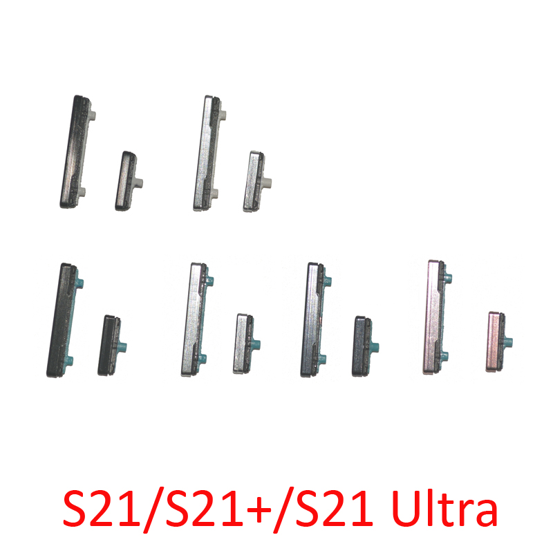 Botón de volumen de encendido para Samsung Galaxy S21 Ultra S21 + teléfono nuevo marco de carcasa S21 Plus botón de bloqueo de tecla de encendido y apagado